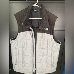 Mens North Face Full zip vest